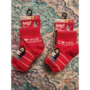 Bluey Baby Socks 12-24 Months NWT